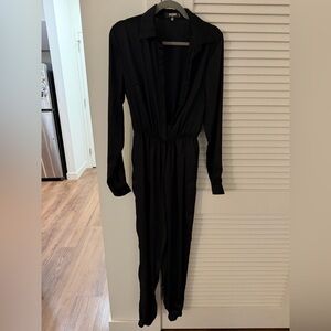 Missguided Black Jumpsuit